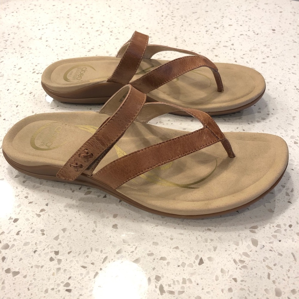 Abeo Benefit Neutral Arch Tan Sandals